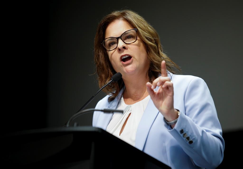 Incumbent Premier Heather Stefanson will try to lead her PCs to a third consecutive victory in Manitoba but she faces a strong challenge from the NDP Leader Wab Kinew.