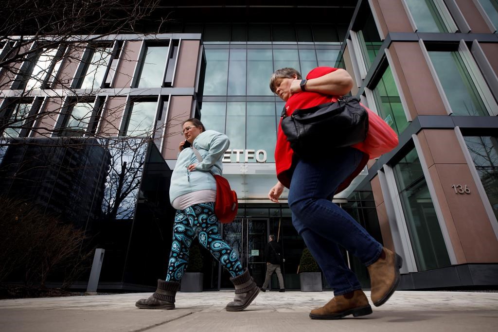 Elementary Teachers' Federation of Ontario (ETFO) headquarters is seen in Toronto, on Monday, March 9, 2020. The union representing elementary teachers in Ontario has filed a complaint with the province's labour relations board, accusing the government of failing to bargain in good faith. 