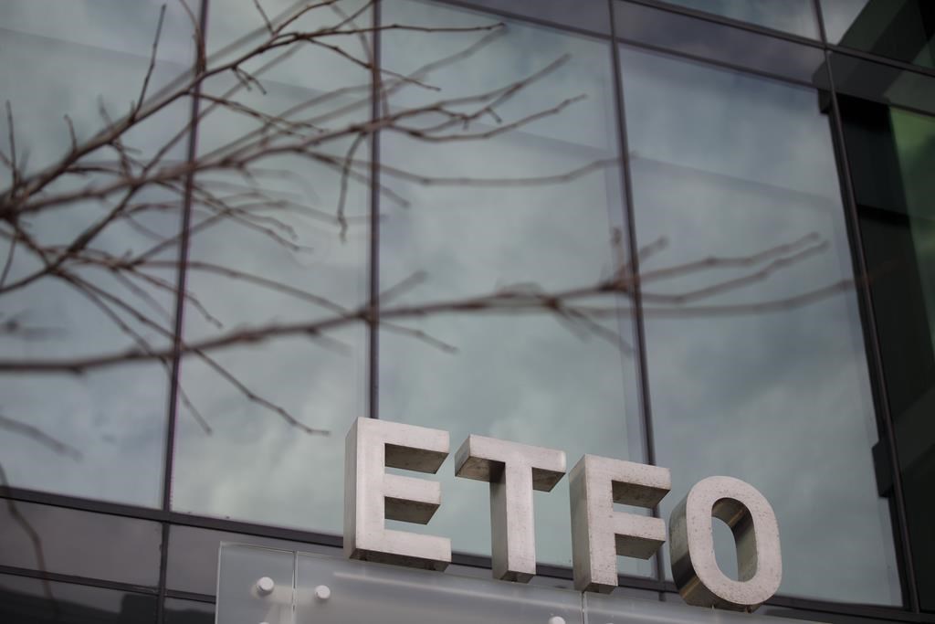 Elementary Teachers' Federation of Ontario (ETFO) headquarters is seen in Toronto, on Monday, March 9, 2020. 