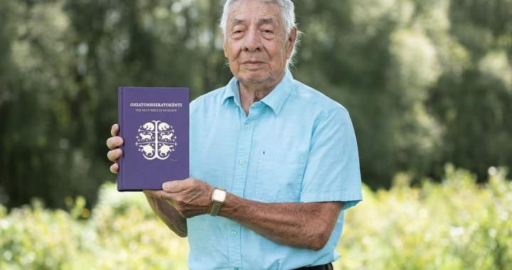 Mohawk-language Bible published after decades of work by Kanesatake man  | Globalnews.ca