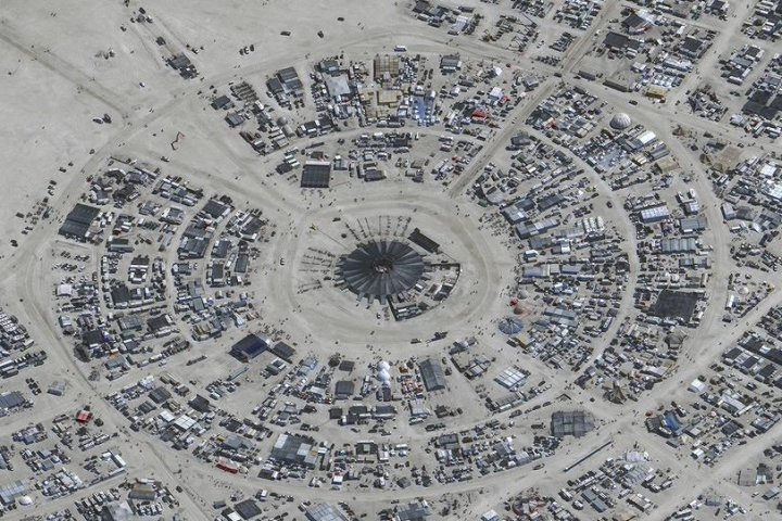 Rain and mud leave Burning Man revellers stranded in Nevada desert