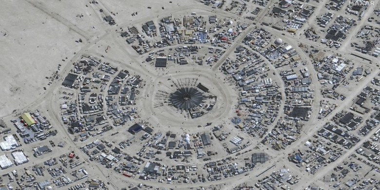 Rain and mud leave Burning Man revellers stranded in Nevada desert