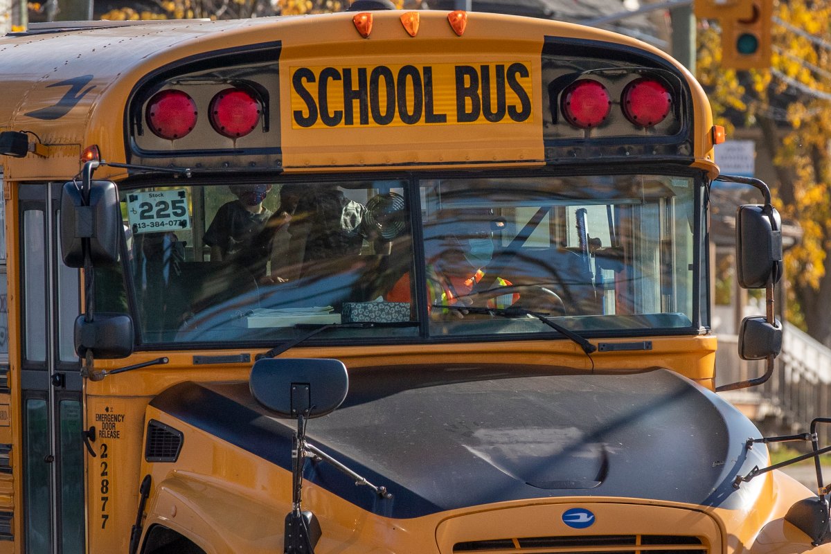 A file photo of a school bus.