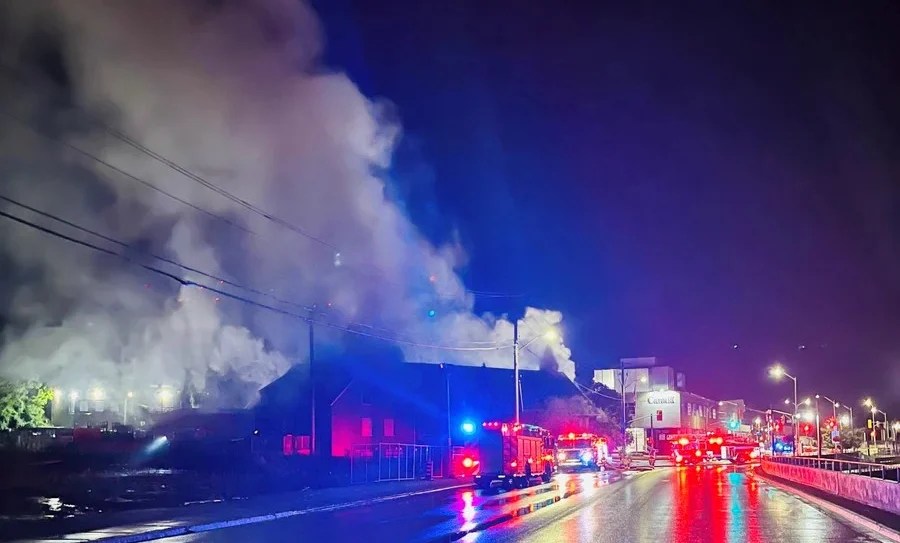 Belleville police, along with firefighters and Ontario's Office of the Fire Marshal, are investigating an arson at a former church in the city. 