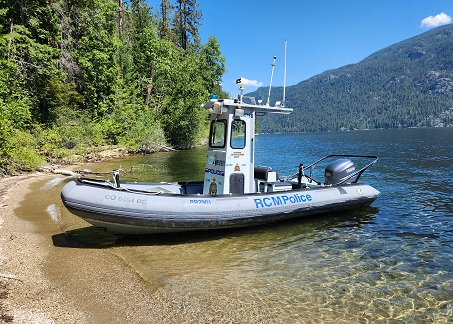 File photo of the Grand Forks RCMP boat.