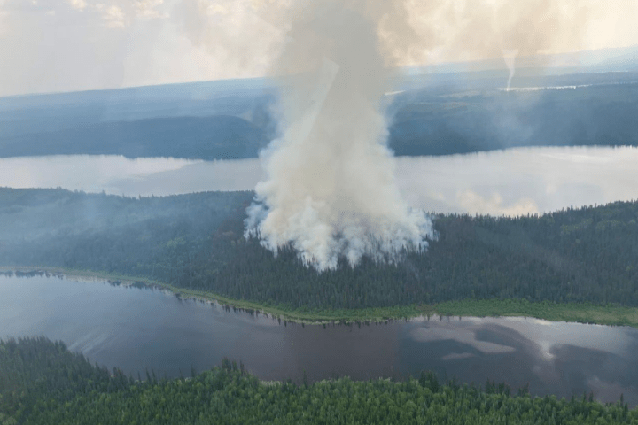 New evacuation order for wildfire burning northwest of Prince George