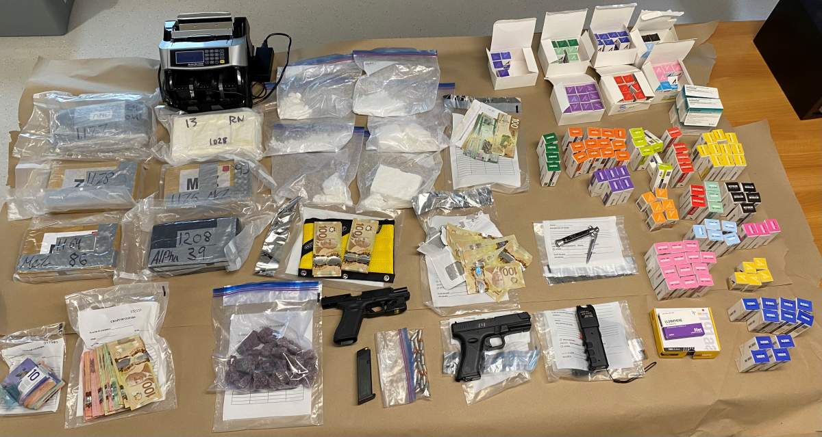 Drug trafficking investigation results in drugs, cash, weapons seized ...