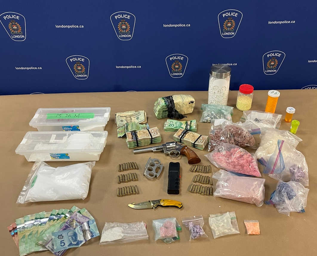 Nearly $550,000 worth of drugs were seized from a Hamilton Road residence on Wednesday, Aug. 31, by London, Ont., police.