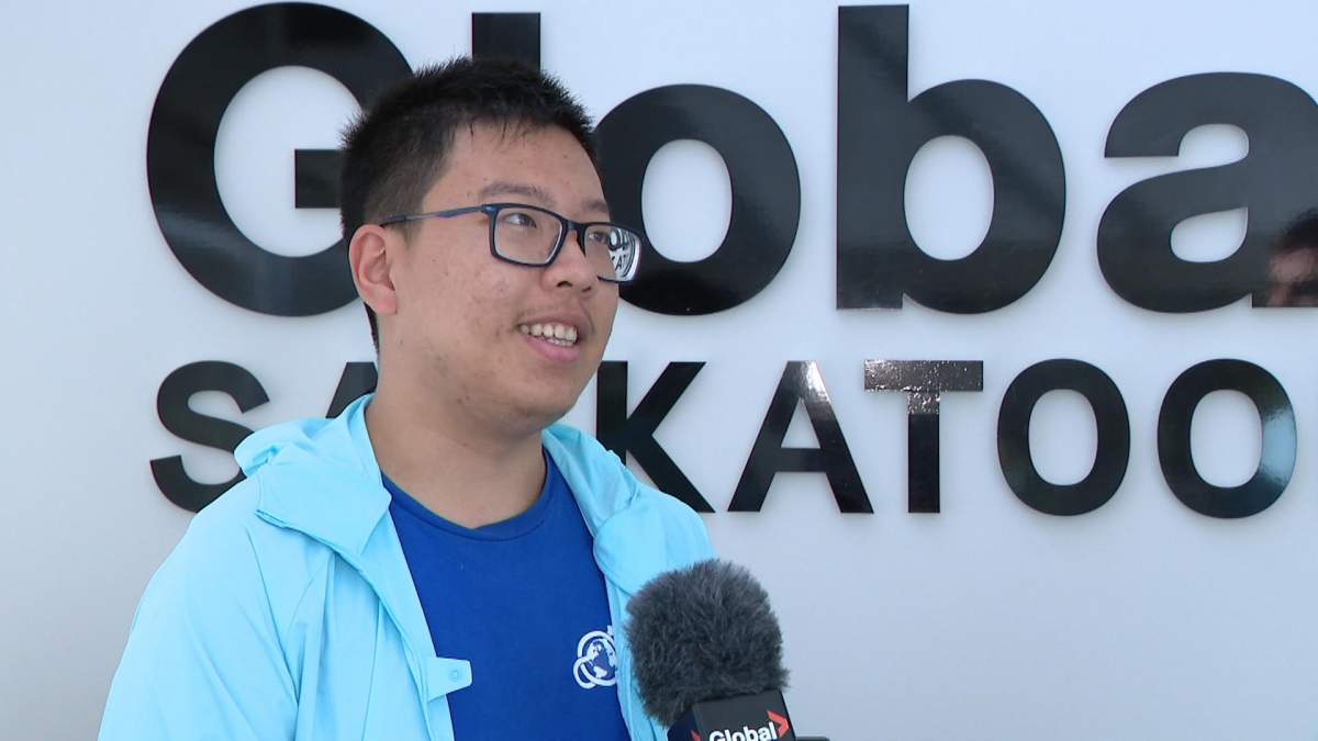 Walter Murray Collegiate student Haozhe Yang.