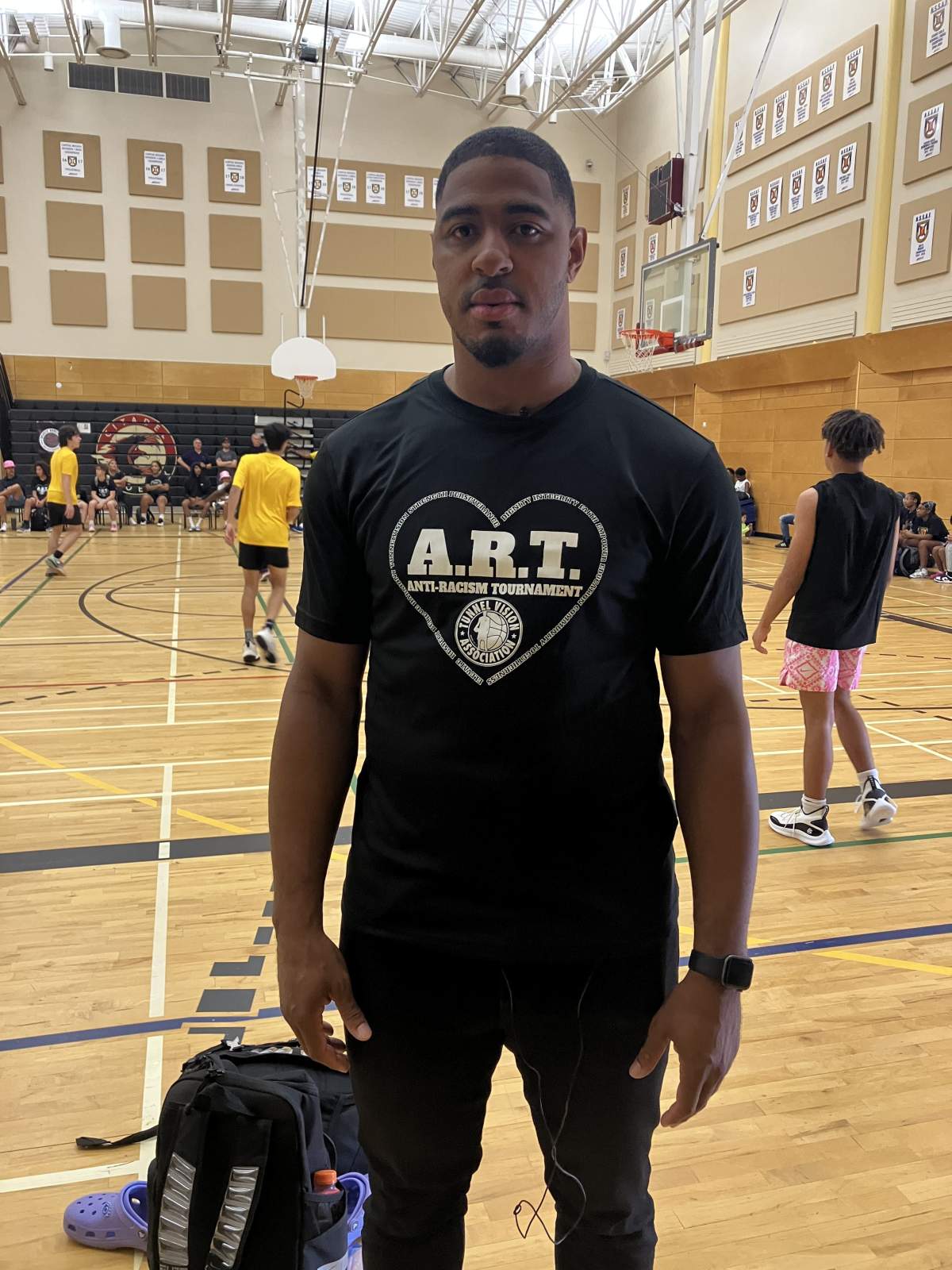 The tournament’s organizer Chris Johnson, who also runs a community organization called the Tunnel Vision Association, most recently played for the Halifax Hurricanes in 2020.