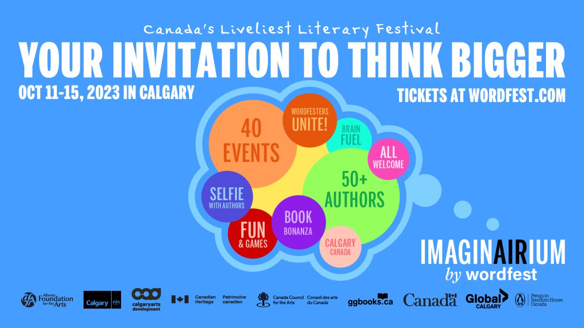 Imaginairium by Wordfest; supported by Global Calgary & QR Calgary - image