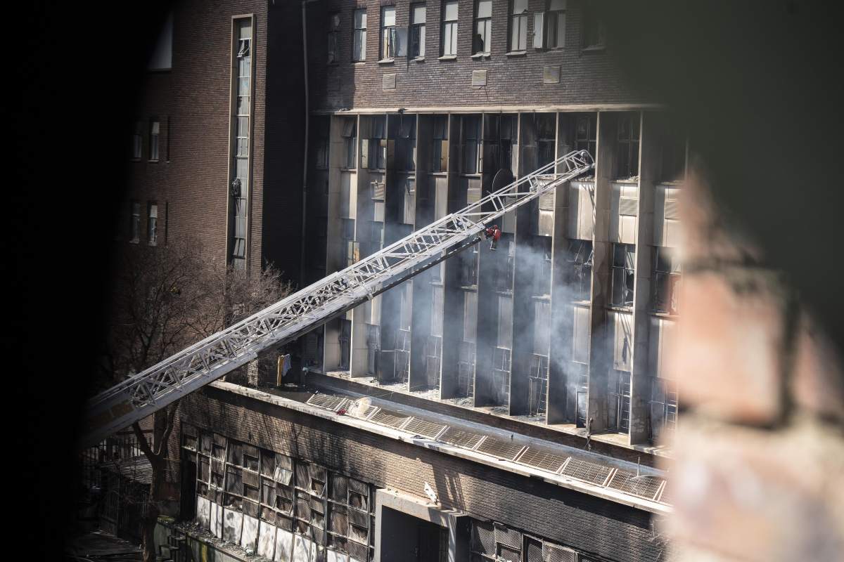 Johannesburg fire