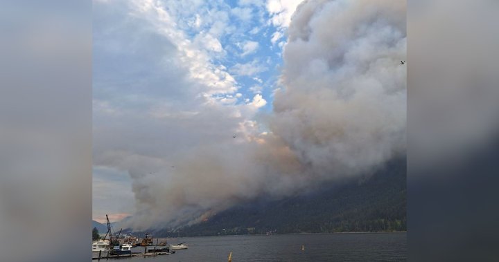 No structures lost on Wednesday in Lower East Adams Lake fire: Regional district