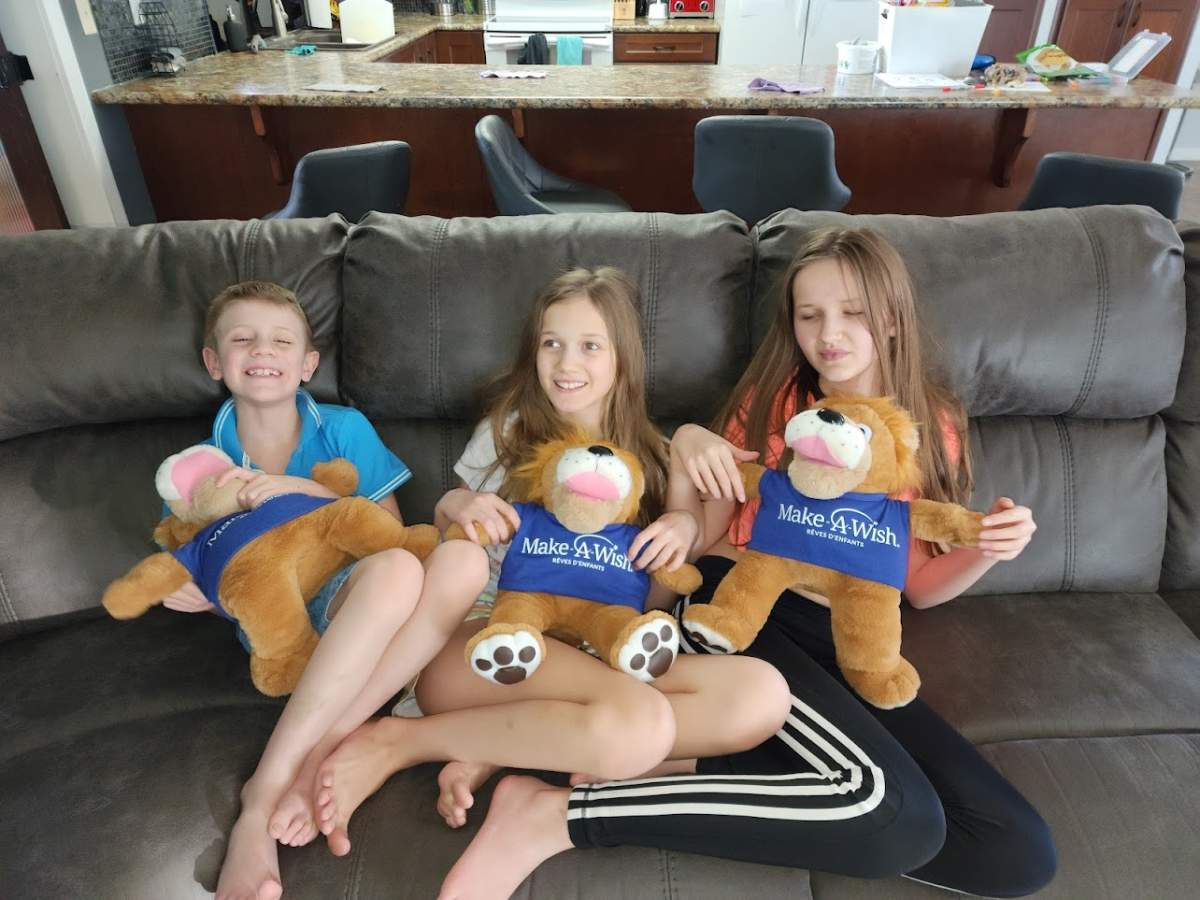 The three Lamprecht children.