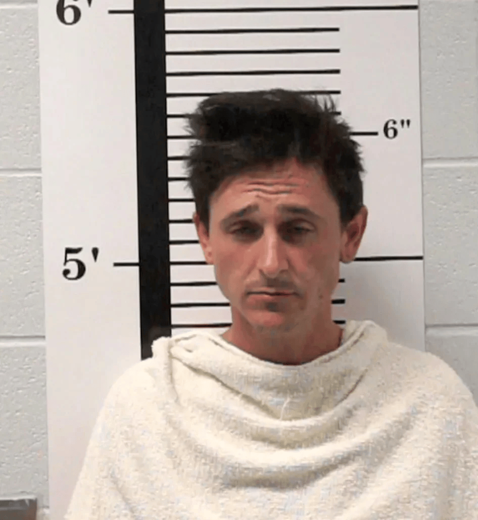 Mitchel Musso in a mugshot.