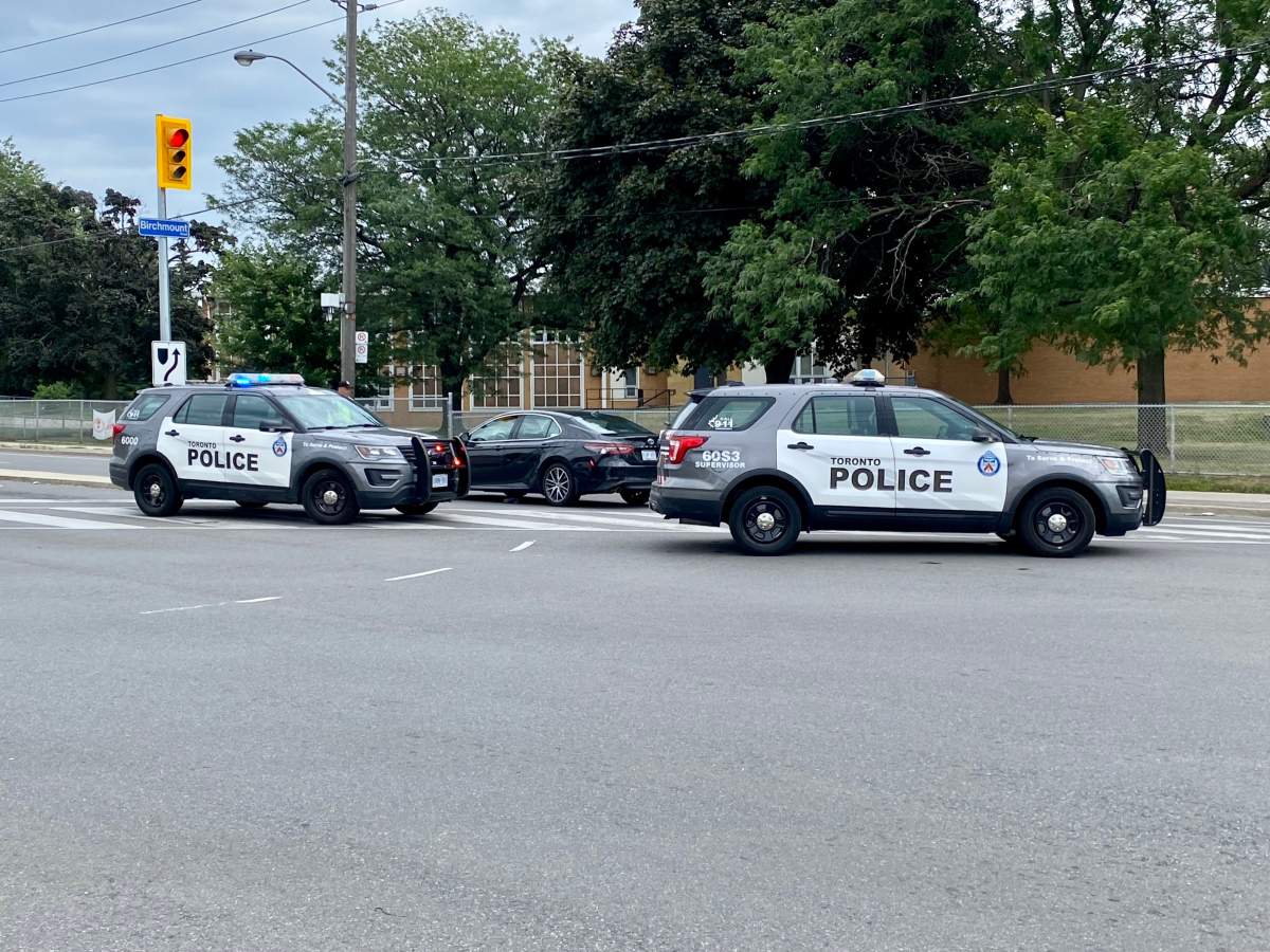 Police are investigating after a pedestrian was struck by a vehicle in Toronto.