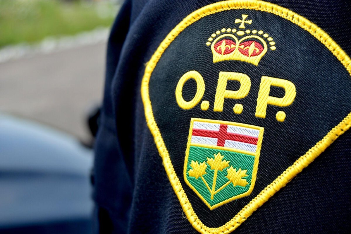 A close-up picture of an OPP uniform patch.