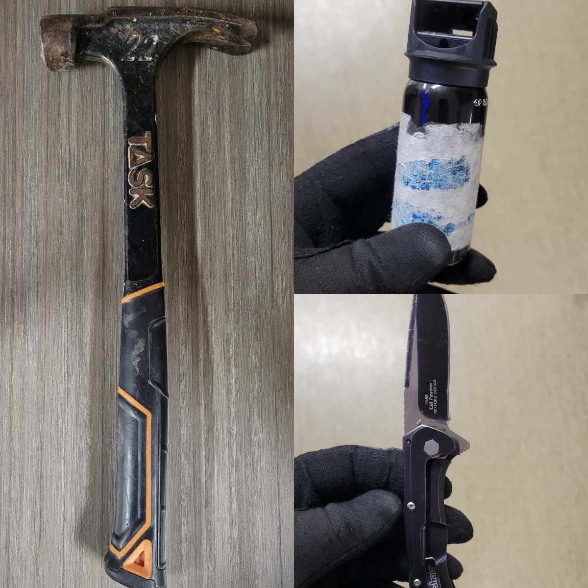 Officers with the RCMP branch in The Pas say one person was arrested after allegedly attempting to hit vehicles with a weapon, on Aug. 30.