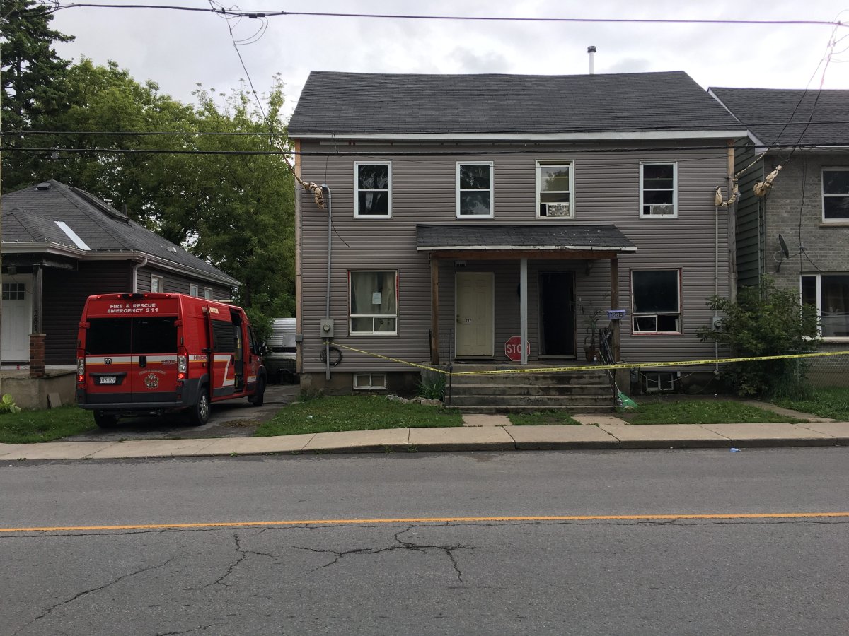Kingston police are investigating the fire at 275 Rideau Street as an act of arson. 