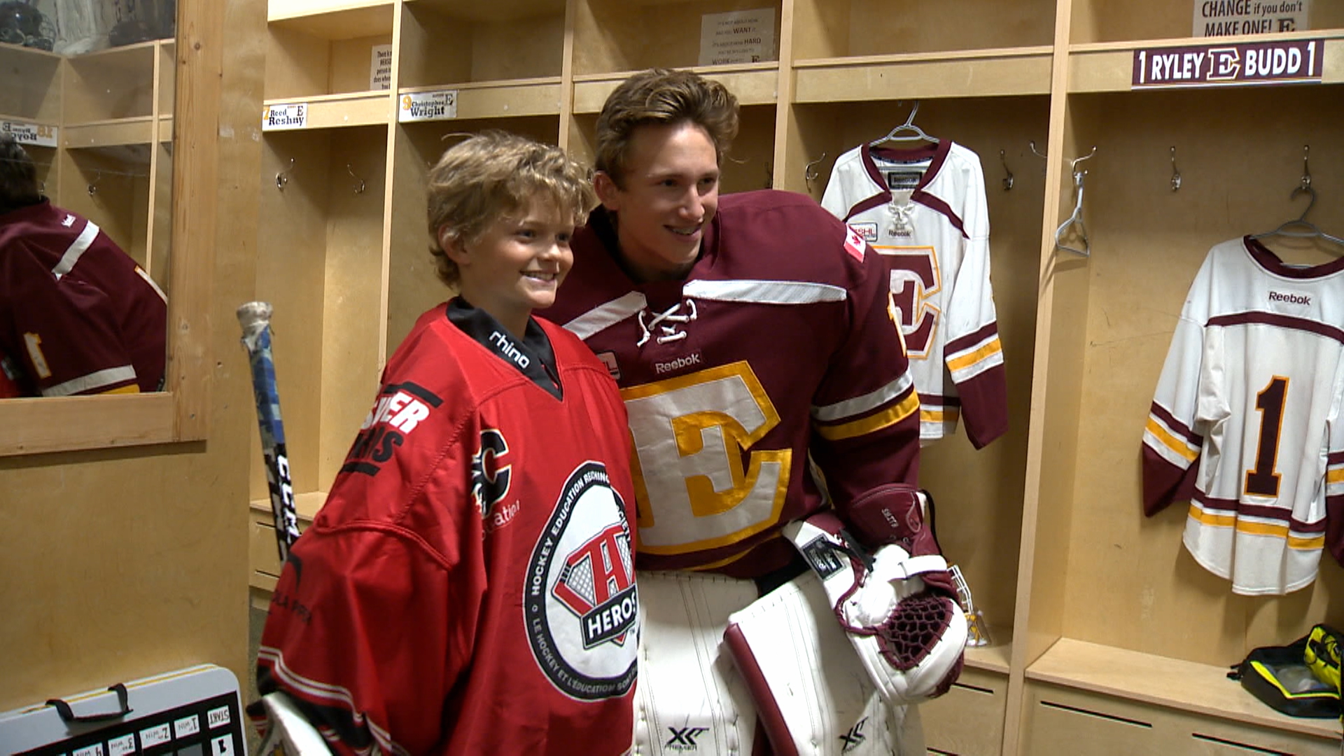 ‘Be a Budd’: Calgary goalie steps up for adaptive hockey program