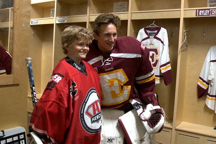 ‘Be a Budd’: Calgary goalie steps up for adaptive hockey program
