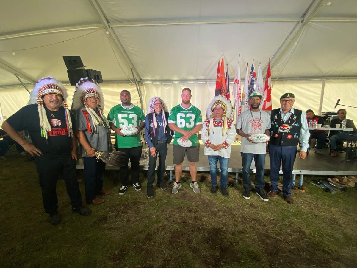 Saskatchewan Roughriders visits Indigenous communities in act of reconciliation - image
