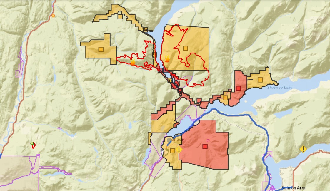 B.C. Wildfires: Evacuation Alert Issued For Sorrento Area | Globalnews.ca