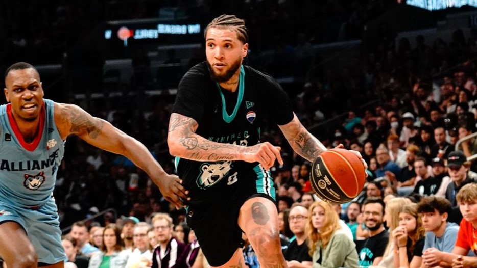 Winnipeg Sea Bears guard Teddy Allen.