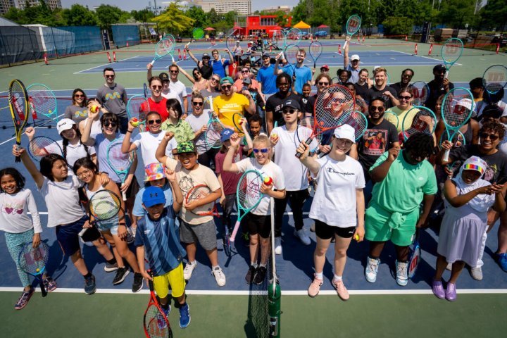 Tennis Canada celebrates ‘Big’ partnership with Big Brothers and Big Sisters of Toronto