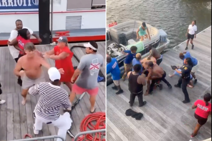 Videos show huge brawl after Black worker mobbed by white boaters in Alabama - Vimarsana News