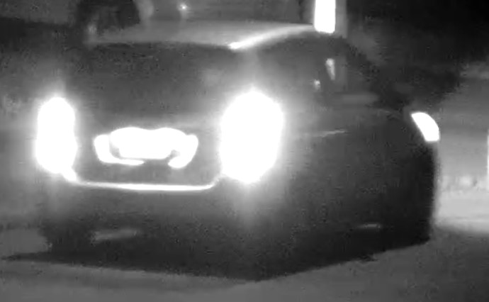 A vehicle police believe is involved in a series of vandalisms in St. Albert.