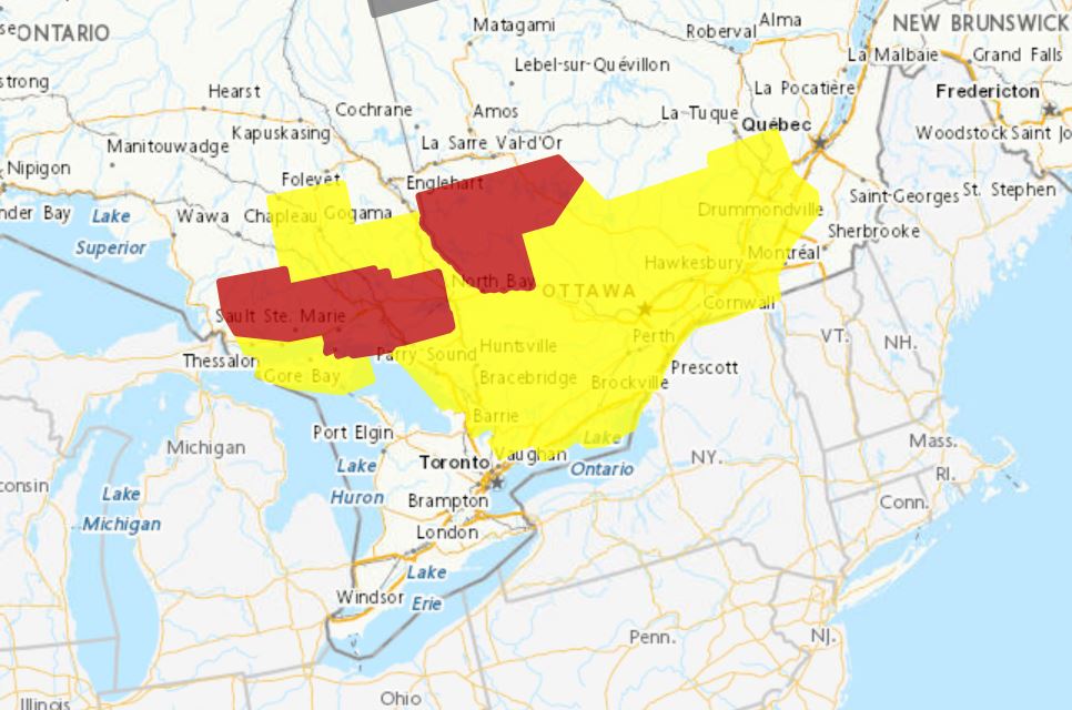 Severe thunderstorms with heavy downpours possible for parts of Ontario ...