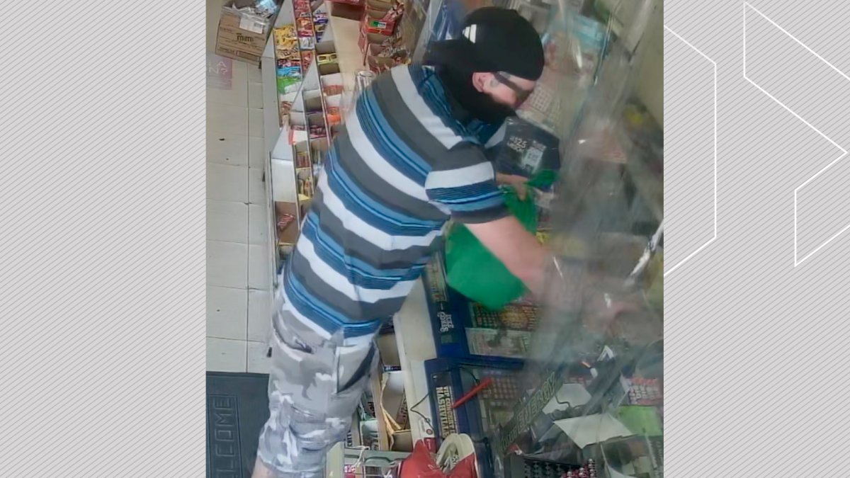 City of Kawartha Lakes OPP say this man used a knife and robbed a store in Fenelon Falls on Aug. 17, 2023.