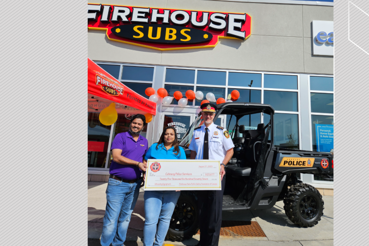 Firehouse Subs donates $25K to Cobourg police for UTV purchase