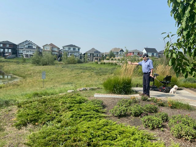 Fred Wasylyshyn is being called a hero after he rescued a little girl from a pond in north Edmonton Aug. 24, 2023.