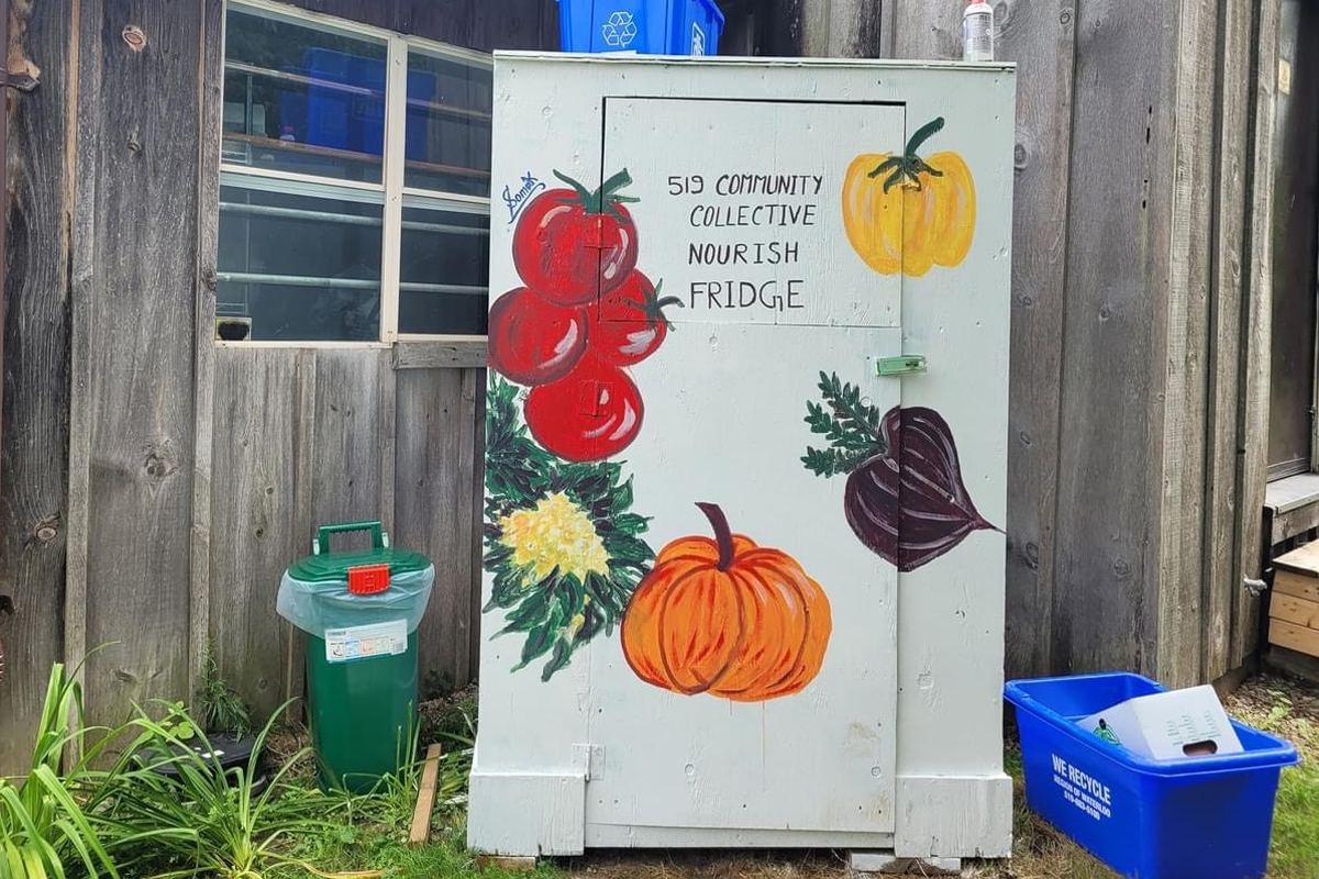 The fridge originally began to providing help to those in need close to two years ago.