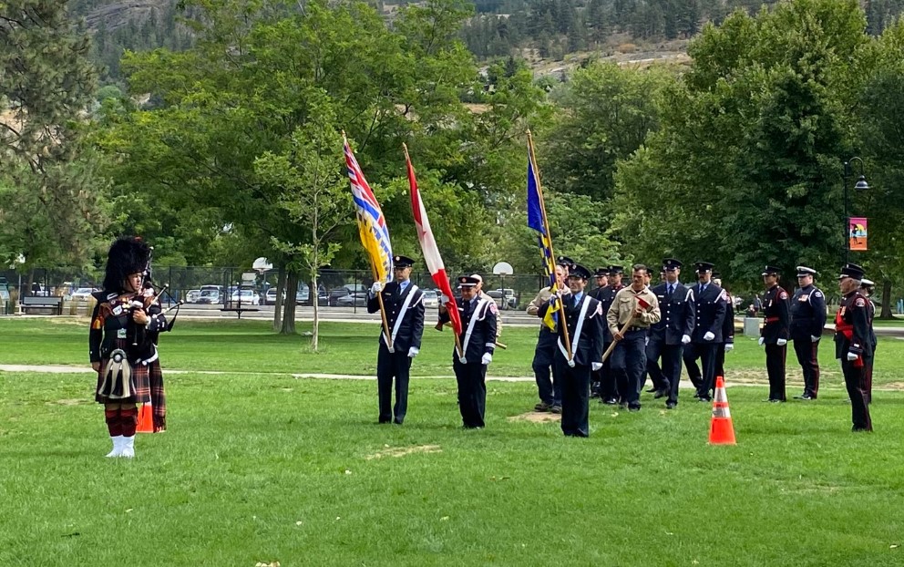 The memorial service and a procession are being held today in Penticton, B.C., home base of the firefighting contractor that Zack Muise worked for.