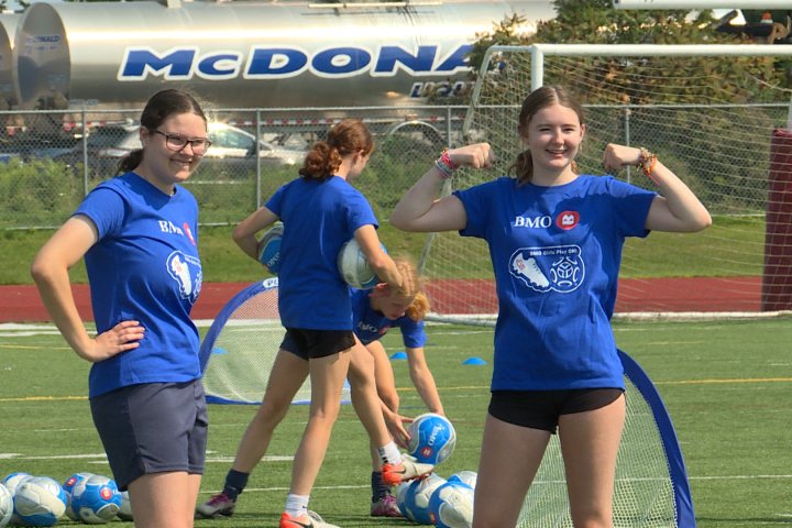 BMO brings girls’ soccer coaching clinic to Kingston, Ont.