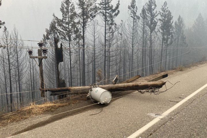 Highway 1 reopens between Boston Bar and Lytton, B.C. after wildfire damage