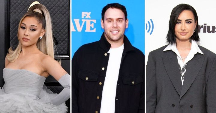 Ariana Grande, Demi Lovato cut ties with manager Scooter Braun: reports – National | Globalnews.ca