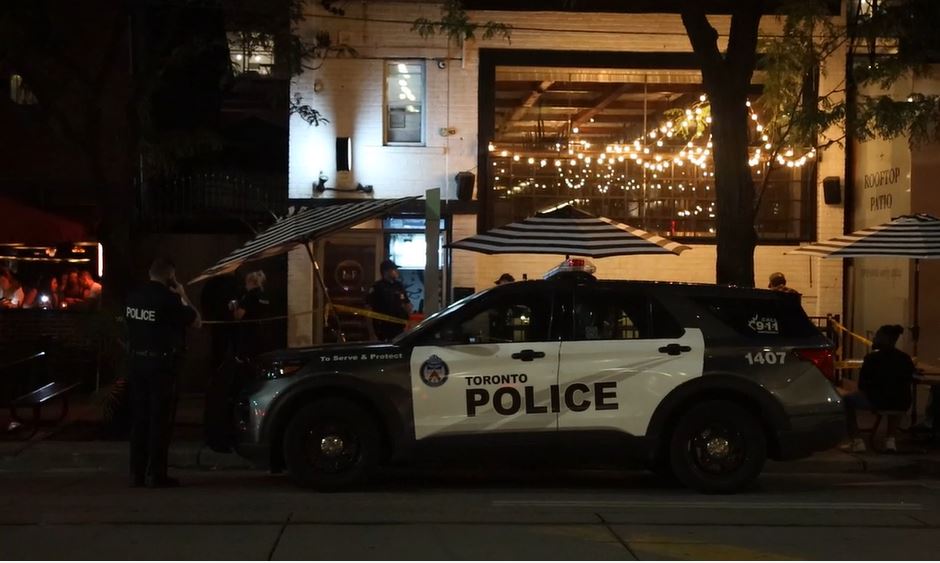 Police on scene near King and Portland streets.