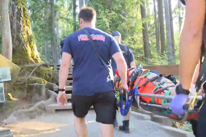 Crews called to 2nd Lynn Canyon rescue in as many days