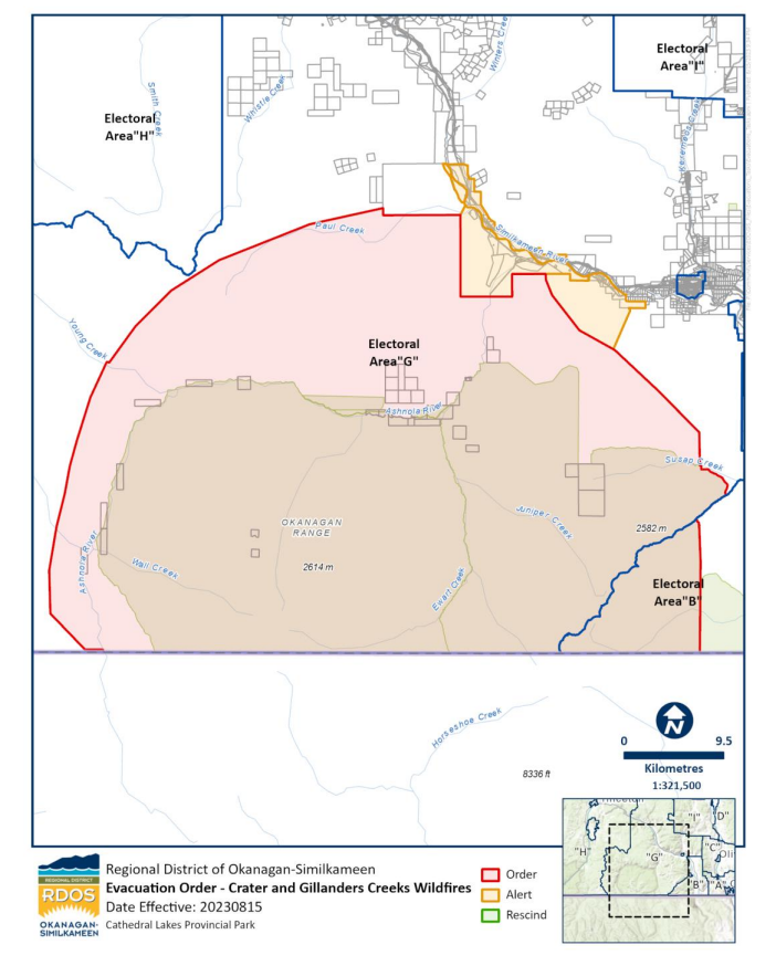 Two New Evacuation Orders Issued As Record Breaking Temperatures Fuel   Map 2 