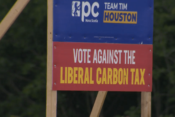 N.S. Liberal leader fumes over federal carbon tax election sign by Progressive Conservatives - Vimarsana News