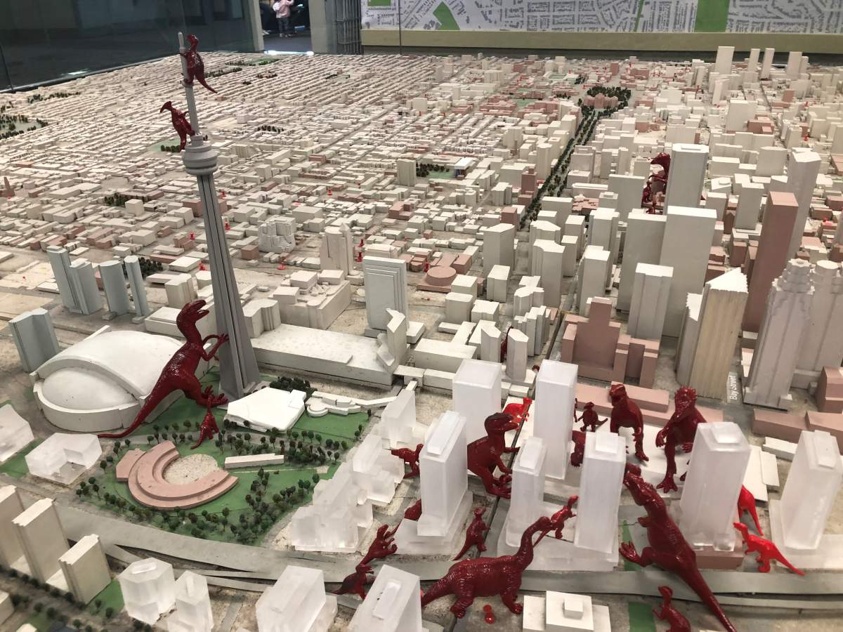 Additions like toy dinosaurs during the Toronto Raptors’ championship run in 2019 have been cheeky additions over the years. But soon they could be done through augmented reality additions.