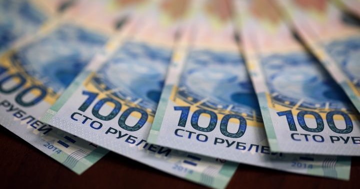 Russian ruble sinks to lowest level since the start of Ukraine war