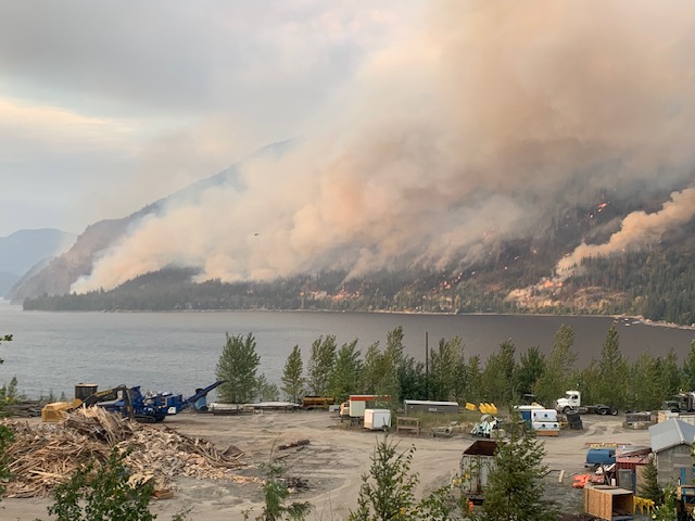 Evacuation order issued due to wildfire burning near Adams Lake: officials  | 24CA News