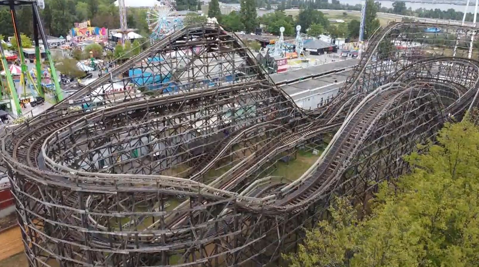 Playland s iconic clickety clack wooden roller coaster turns 65