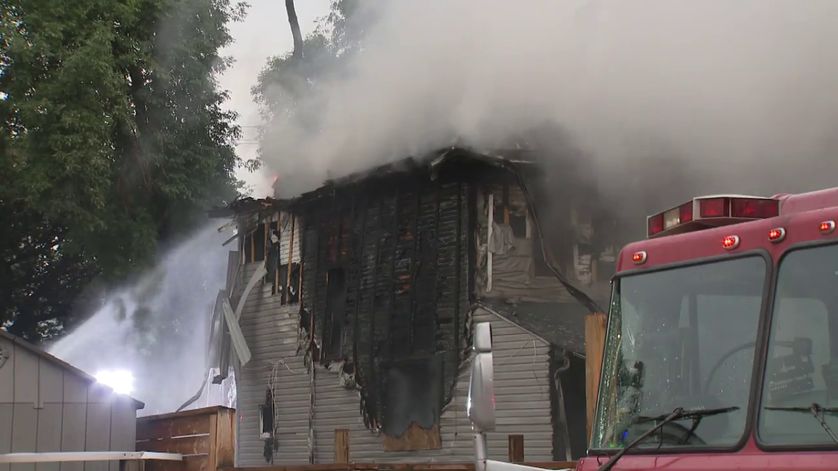A fire broke out at a two-storey house in the neighbourhood of Boyle Street on August 2, 2023.