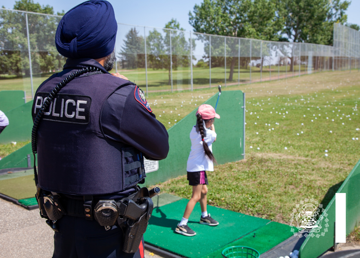 The Calgary Police Service has partnered with The City of Calgary Golf Courses for Operation Tee-Time, a pilot initiative to provide free golf lessons to youth from the South Asian community between the ages of six and 18.
